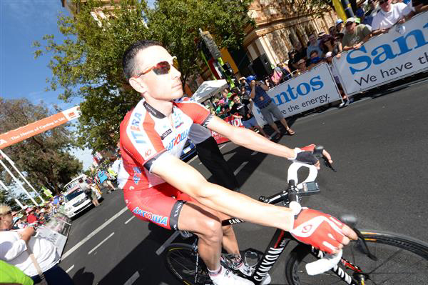 Maxim Belkov at the start